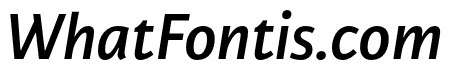 Karmina Sans SemiBold Italic