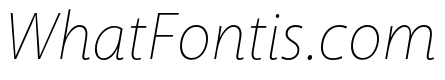 Macha Thin Italic
