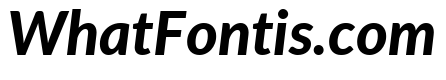 Lato Heavy Italic