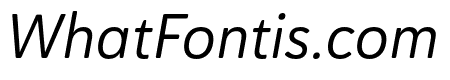 Haboro Soft Norm Regular Italic