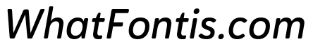 Haboro Soft Norm Demi Italic