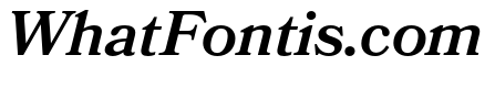 Bookmania Semibold Italic