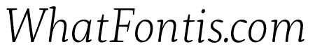 Servus Slab ExtraLight Italic
