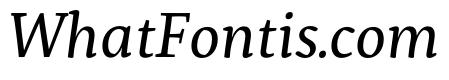 Servus Slab Regular Italic