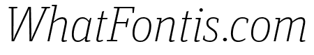 Unit Slab Pro Thin Italic