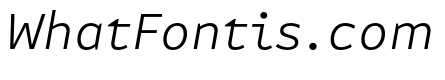Attribute Text Light Italic