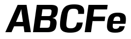 DDT Bold Italic