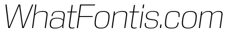 DDT ExtraLight Italic