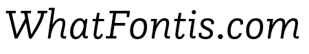 Questa Slab Light Italic