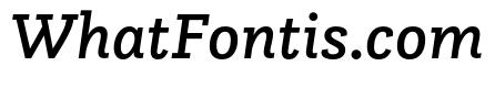 Questa Slab Medium Italic
