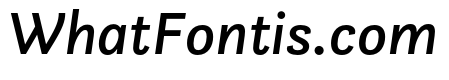 Questa Sans Medium Italic