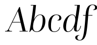 Questa Grande Light Italic