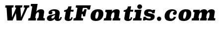Superclarendon Black Italic