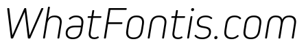 Kiro ExtraLight Italic