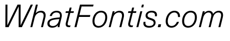 Neue Haas Unica W1G Light Italic