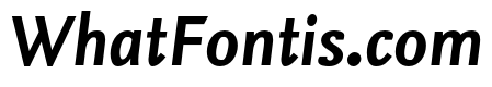 Nexus Sans Pro Bold Italic