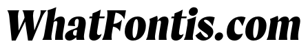 Moret Extrabold Oblique