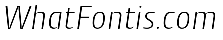 CantigaCnd ExtraLight Italic