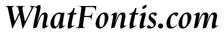 Starling Bold Italic