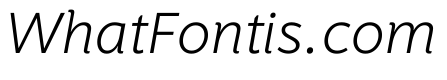 Motiva Sans Thin Italic