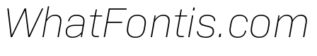 Bio Sans ExtraLight Italic
