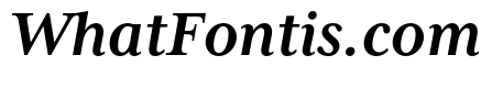Mrs Eaves XL Serif Nar OT Bold Italic