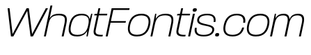 Paralucent ExtraLight Italic