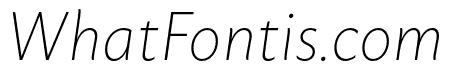 Macho ExtraLight Italic