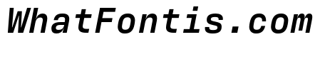Antarctican Mono Semibold Italic