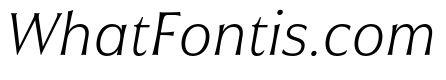Civane Ext Thin Italic