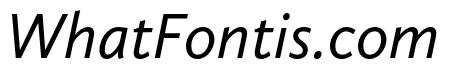 Calluna Sans Italic