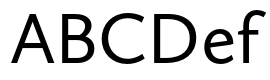 Calluna Sans Regular