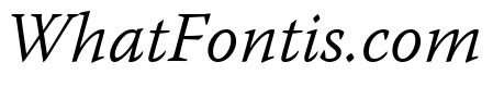Warnock Pro Light Italic
