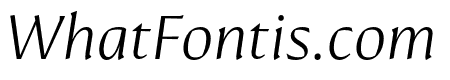 Conglomerate Light Italic
