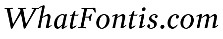 Garvis Pro Italic