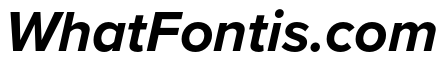 Proxima Nova Bold Italic