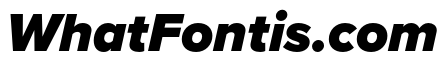 Proxima Nova Condensed Black Italic