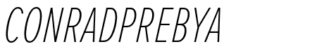 Proxima Nova Extra Condensed Thin Italic