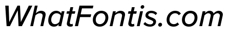 Proxima Nova Medium Italic
