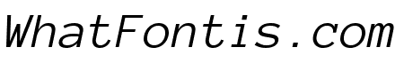Anonymous Pro Italic