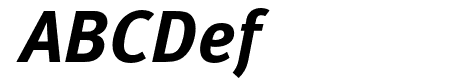 Meta Correspondence Pro Bold Italic