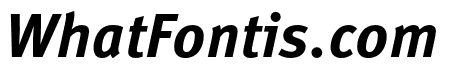 Meta Correspondence Pro Bold Italic
