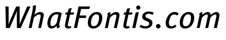 Meta Pro Book Italic