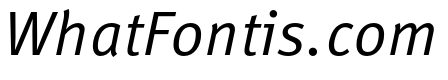 Meta Pro Normal Italic
