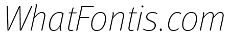 Meta Pro Thin Italic