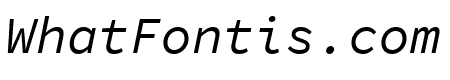 Source Code Pro Italic