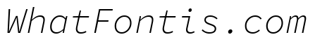 Source Code Pro Light Italic
