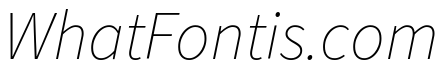 Source Sans Pro ExtraLight Italic