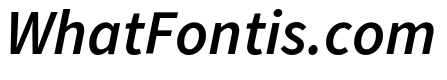 Source Sans Pro Semibold Italic
