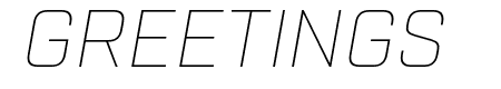 Industry Thin Italic
